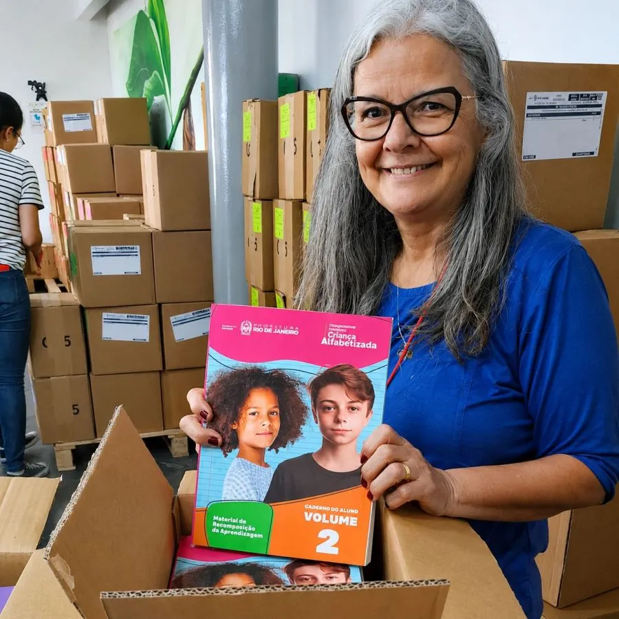 Novos materiais pedagógicos chegam às escolas municipais para apoiar o processo de alfabetização e reforçar a aprendizagem dos estudantes. Foto: Divulgação
