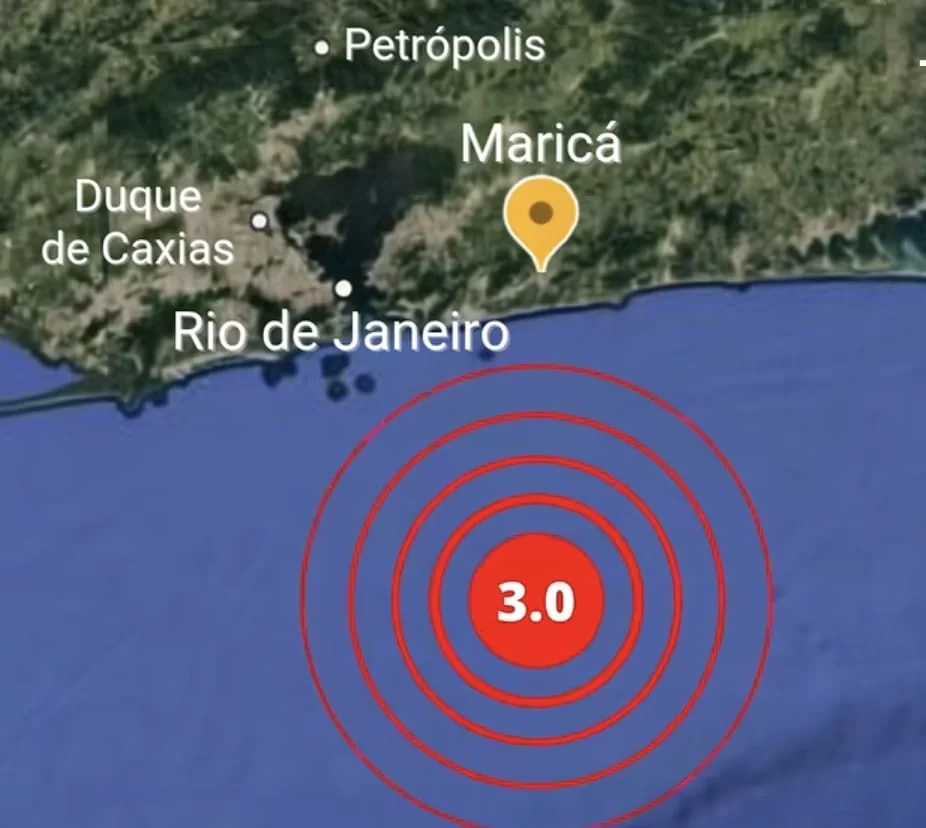 Maricá registra tremor de terra com epicentro no mar; não há registro de danos