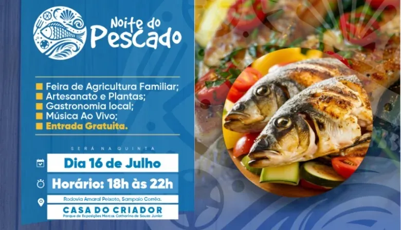 Saquarema prepara nova edição da Noite do Pescado para fortalecer economia e produtores locais