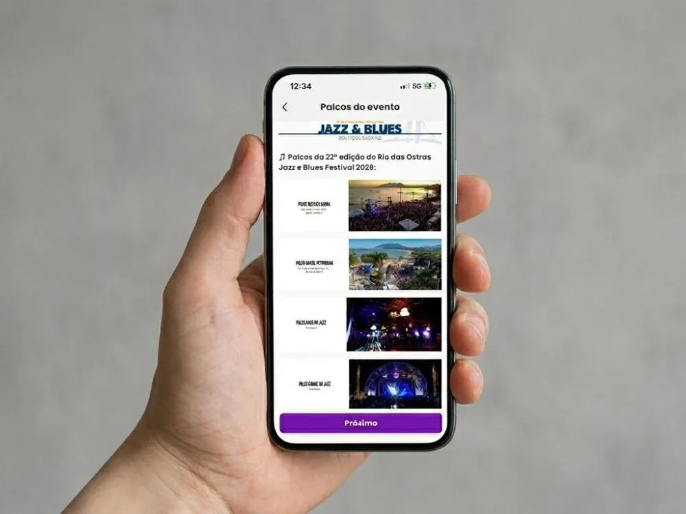 Aplicativo reúne informações sobre Rio das Ostras Jazz & Blues