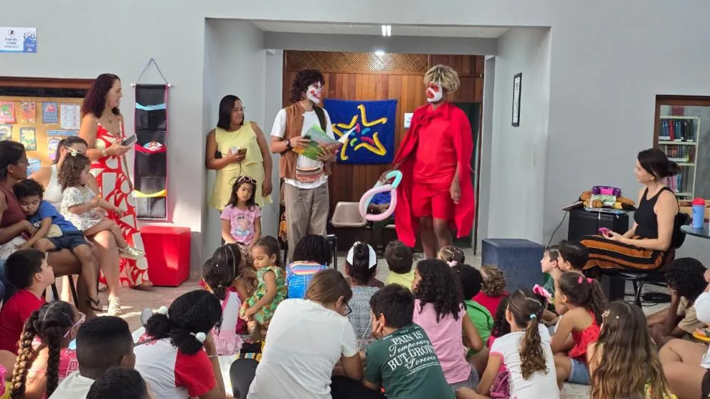 Atividades do “Biblioteca Viva” movimentam as férias escolares em Rio das Ostras