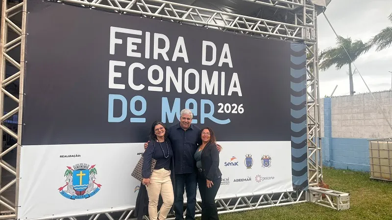 Rio das Ostras marcou presença na Feira da Economia do Mar 2026. Foto Divulgação