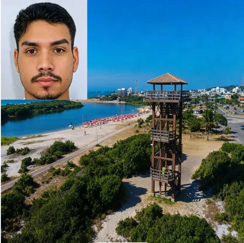 Gean Souza Nunes, de 27 anos, foi encontrado morto na madrugada desta sexta-feira (14), nas proximidades da Lagoa de Iriry, em Rio das Ostras. A Polícia Civil investiga o homicídio. Foto: Reprodução