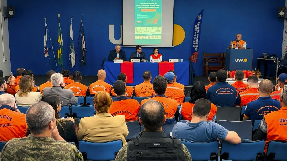 Rio das Ostras participa de seminário sobre Defesa Civil e fortalece integração regional