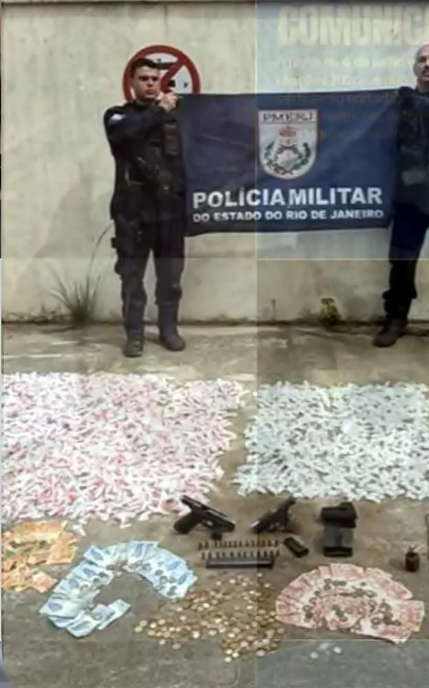 Operação do 32º BPM fecha cerco ao tráfico e apreende pistolas, granada e drogas no Âncora, em Rio das Ostras