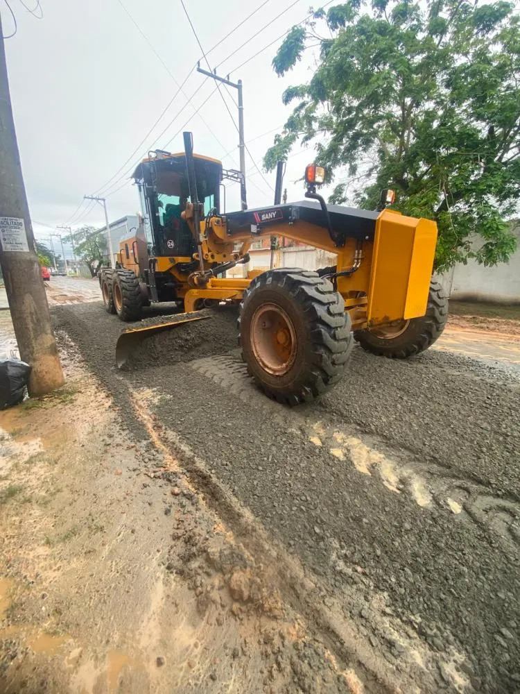 Obras de patrolamento e nivelamento dos logradouros - Foto: Divulgação